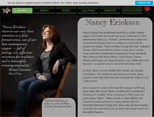 Tablet Screenshot of nancyericksonsings.com